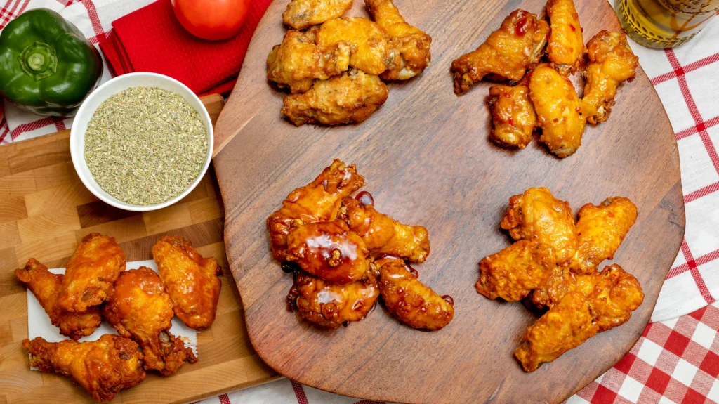 Delicious chicken by manny and olgas served with chutney