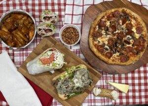 Tasty food offerings by manny and olgas