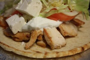 Chicken souvlaki platter catering prices in Chevy Chase, MD